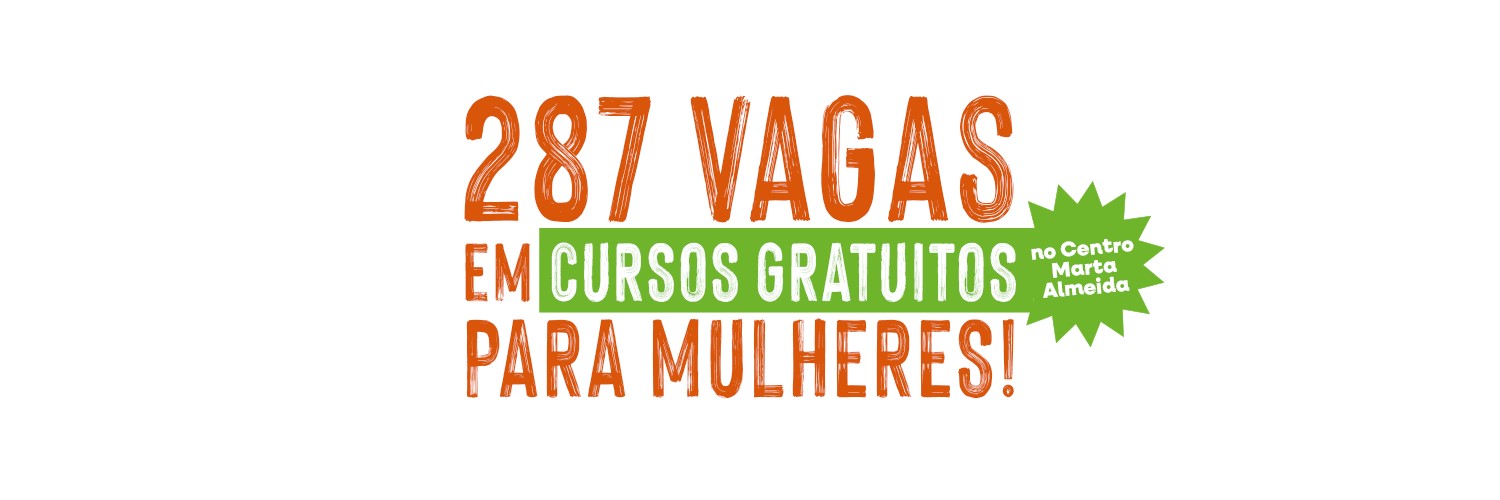 INSCRIÇÃO PARA CURSOS E OFICINAS NO CENTRO MARTA ALMEIDA