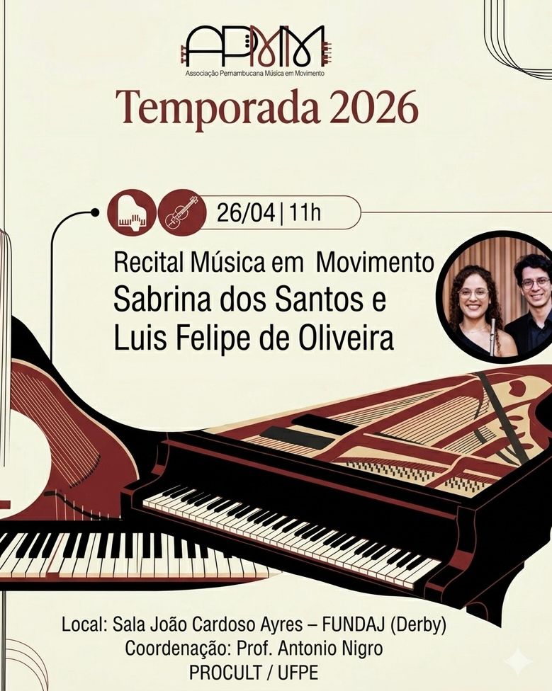 Recital Música em Movimento - Temporada 2026