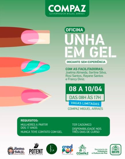 Oficina de Unha em Gel