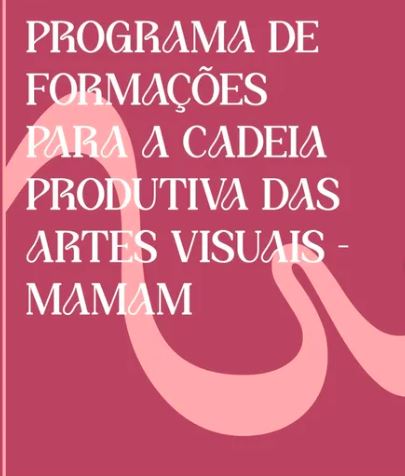 Programa de Formações para a Cadeia Produtiva das Artes Visuais - MAMAM