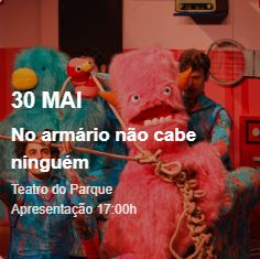 No armário não cabe ninguém