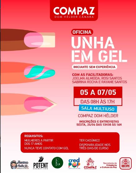 Oficina Unha em Gel - Iniciante