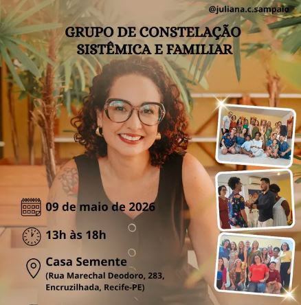 Grupo de Constelação Sistêmica e Familiar - Maio
