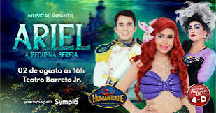 ARIEL, A PEQUENA SEREIA - 02 de agosto em Recife!