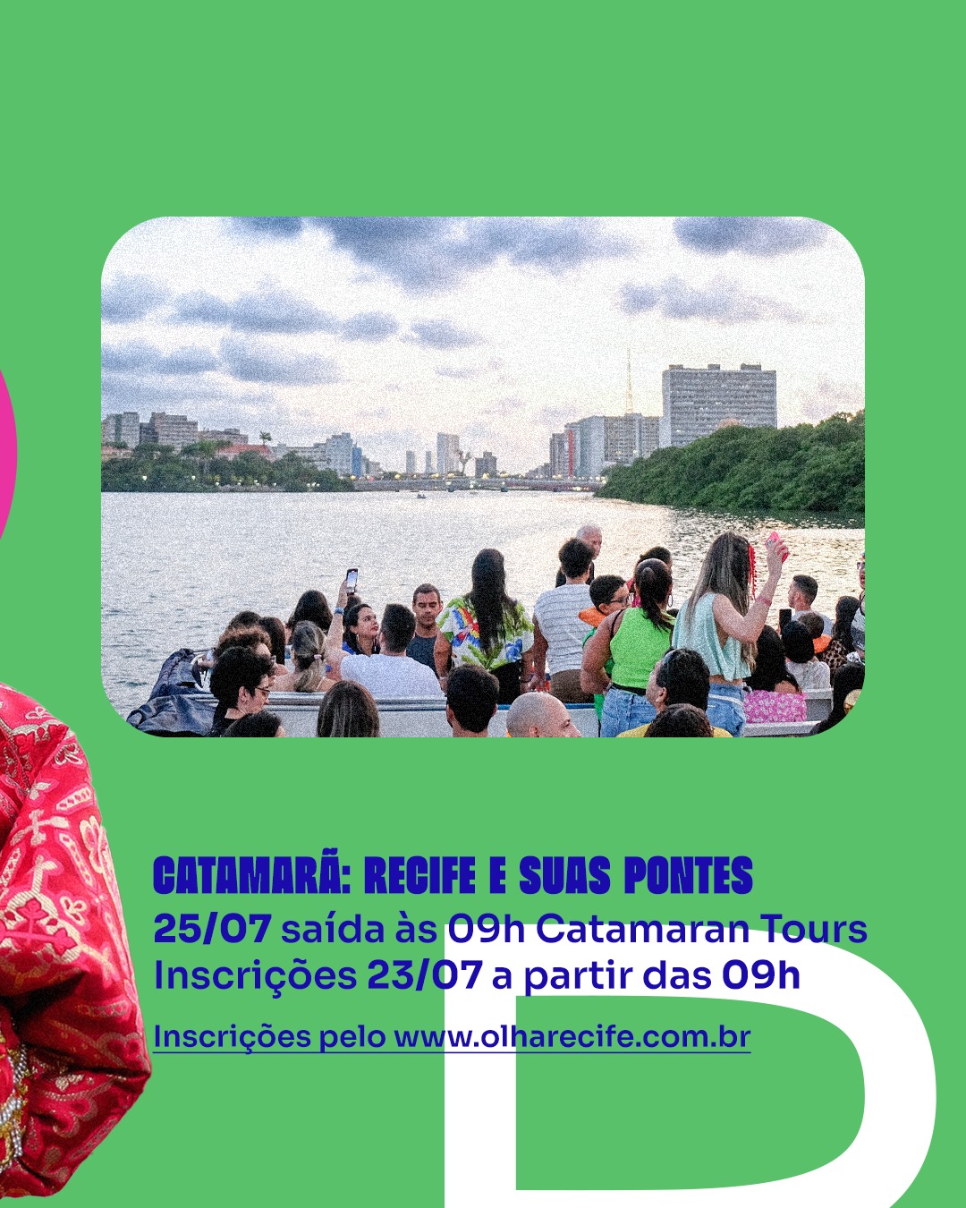 Catamarã: Recife e suas Pontes (25/07)