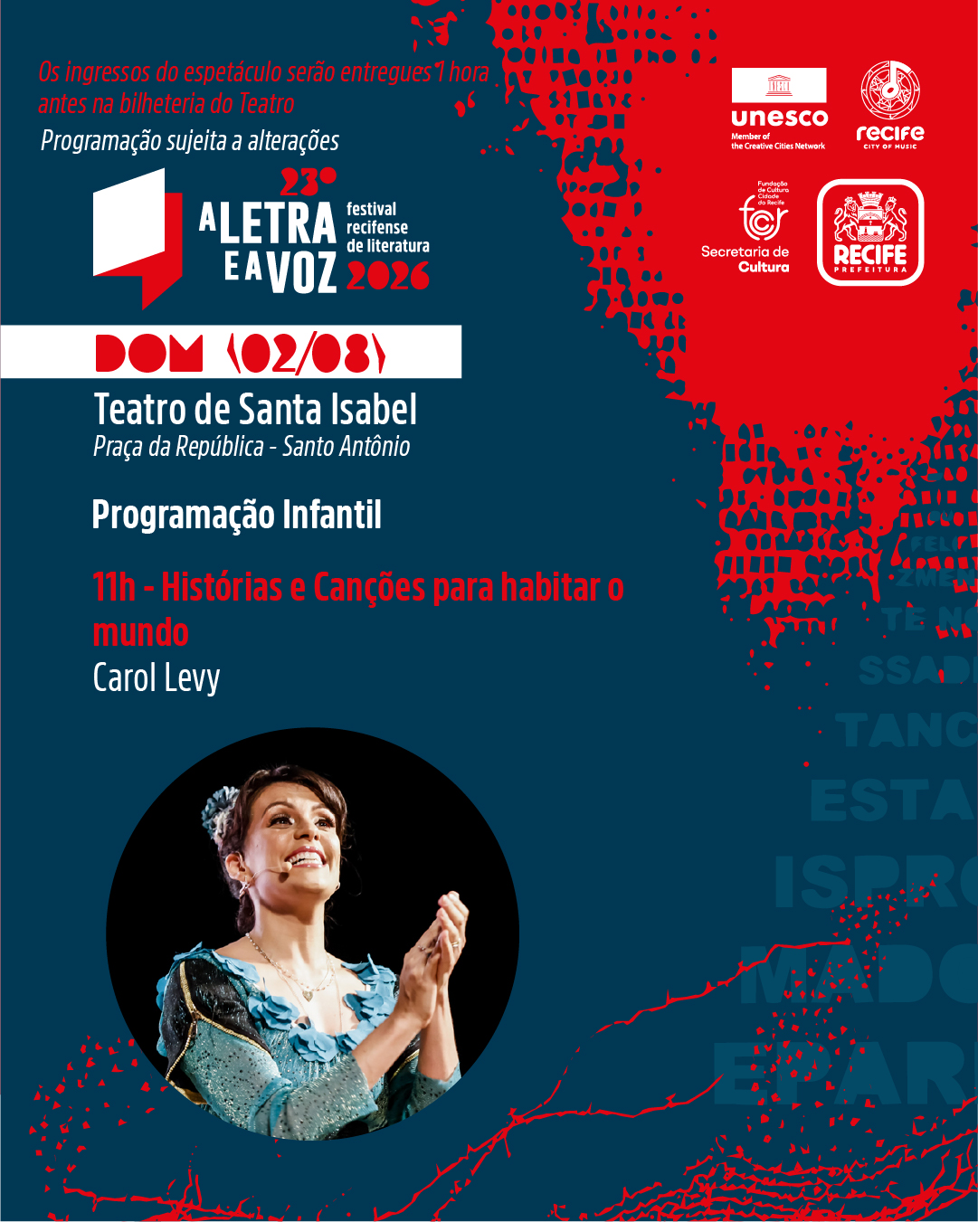 Histórias e Canções para Habitar o Mundo, com Carol Levy