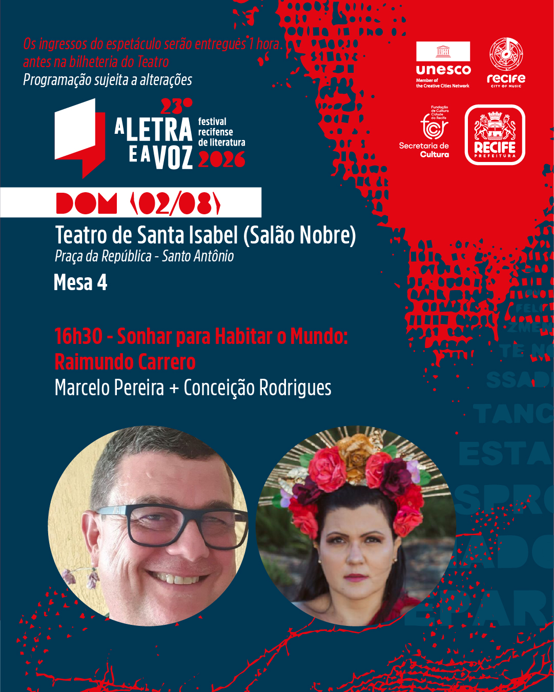Sonhar para Habitar o Mundo: Raimundo Carreiro, com Marcelo Pereira e Conceição Rodrigues