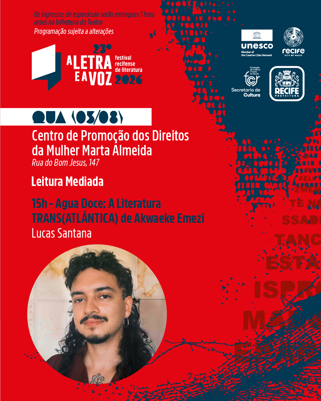 Leitura Mediada - Água Doce: A Literatura Trans(atlântica) de Akwaeke Emezi