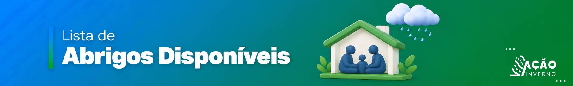 Abrigos disponíveis